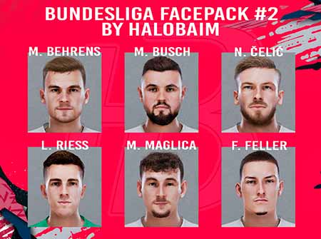 PES 2021 Bundesliga Facepack v2