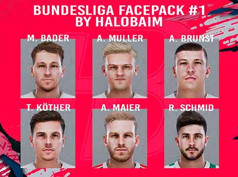 PES 2021 Bundesliga Faces v1