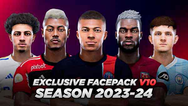 PES 2021 Exclusive Facepack V10 Season 2023
