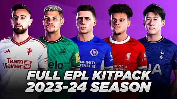 PES 2021 FULL EPL Kitpack Season 2023