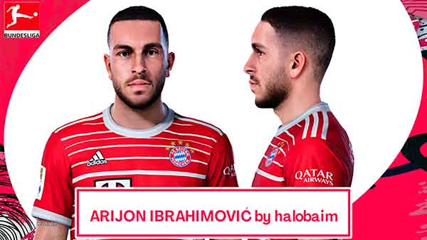 PES 2021 Face Arijon Ibrahimović by halobaim, patches and mods