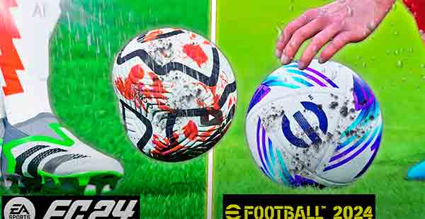 EA SPORTS FC 24 vs eFootball 2024