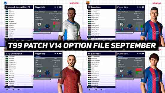 PES 2017 t99 Patch v14 OF #03.09.23