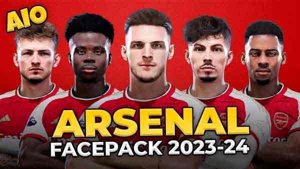 PES 2021 Arsenal FC Facepack Season 2023