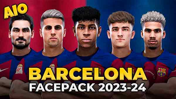 PES 2021 FC Barcelona Faces 2023