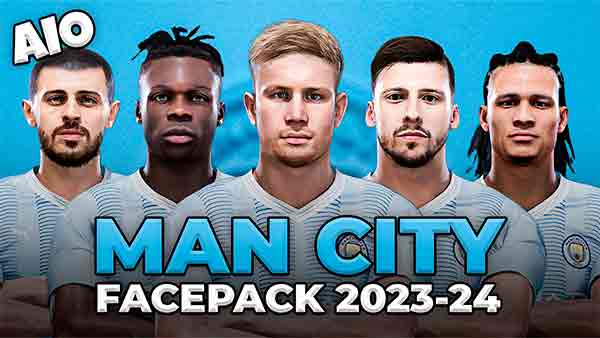 PES 2021 Manchester City Faces 2023