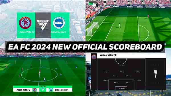 PES 2017 EA FC 2024 New Scoreboard