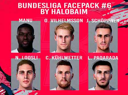 PES 2021 Bundesliga Facepack v6