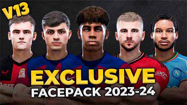 PES 2021 Exclusive v13 Facepack 2023