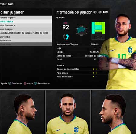 PES 2021 Face Neymar #14.10.23
