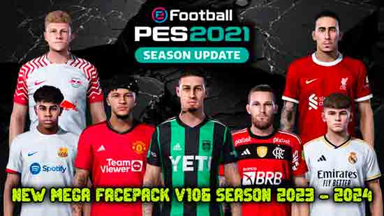 PES 2021 Facepack v106 Season 2023