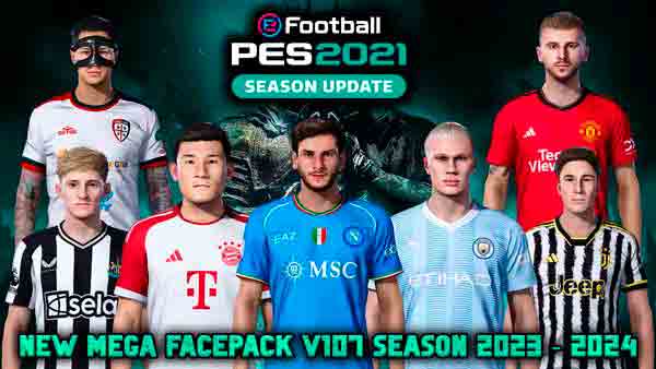 PES 2021 Facepack v107 Season 2023