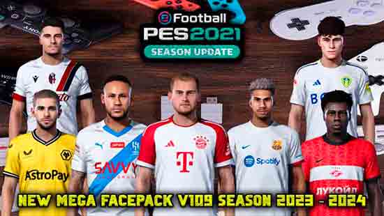 PES 2021 Facepack v109 Season 2023