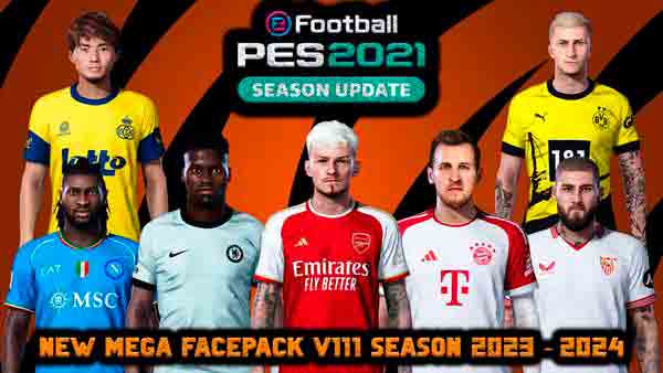 PES 2021 Facepack v111 Season 2023