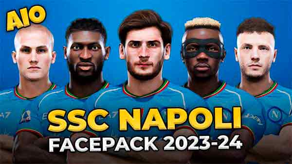 PES 2021 SSC Napoli Facepack 2023/24