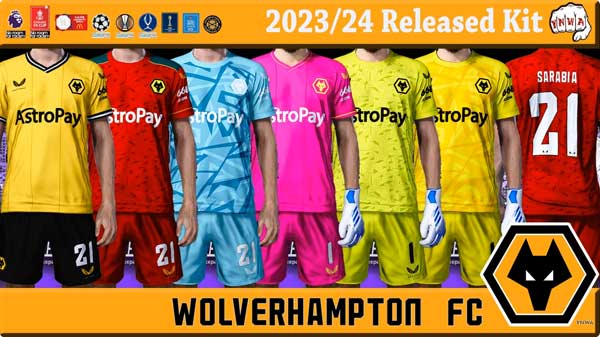 PES 2021 Wolves FC Kits #04.10.2023