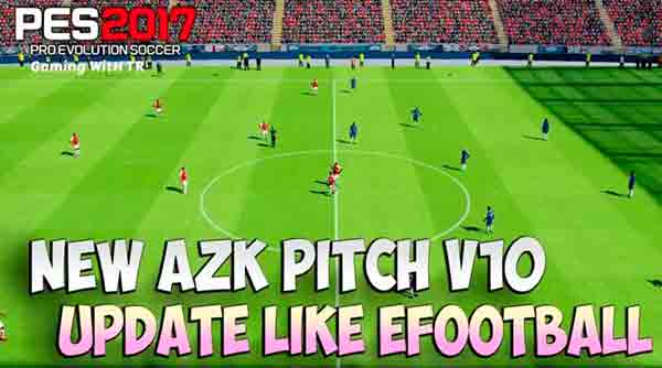 PES 2017 New Pitch v10 Like eFootball