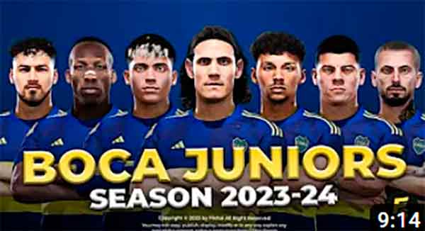 PES 2021 Boca Juniors Faces 2023-24
