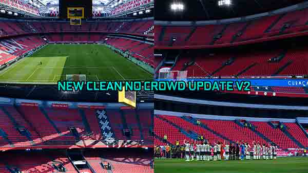 PES 2021 Clean No Crowd Mod v2