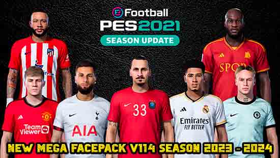 PES 2021 Facepack v114 Season 2023