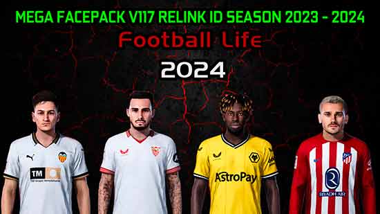 PES 2021 Facepack v117 Relink ID 2023/24