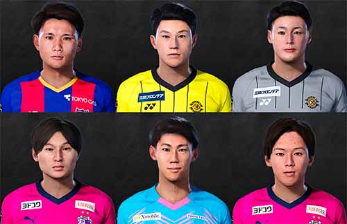 PES 2021 J1 League Facepack v3