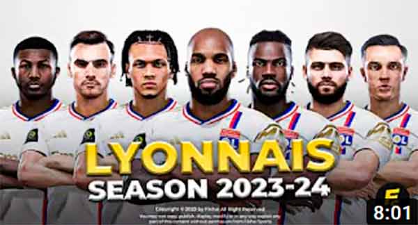 PES 2021 Olympique Lyonnais Faces 2023