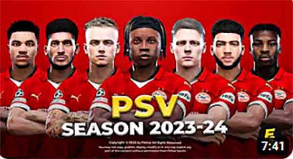 PES 2021 PSV Eindhoven Faces 2023/24
