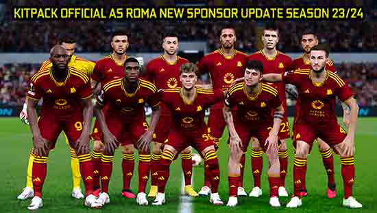 PES 2021 Roma Kits & New Sponsor 2023