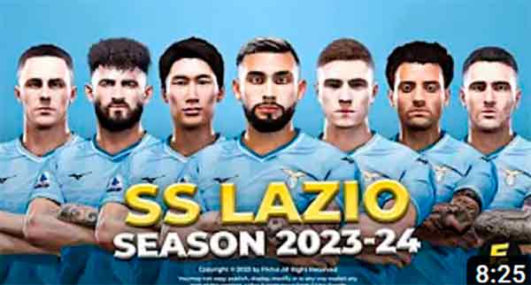 PES 2021 SS Lazio Facepack 2023-24
