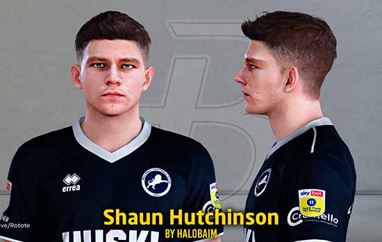 PES 2021 Shaun Hutchinson Face
