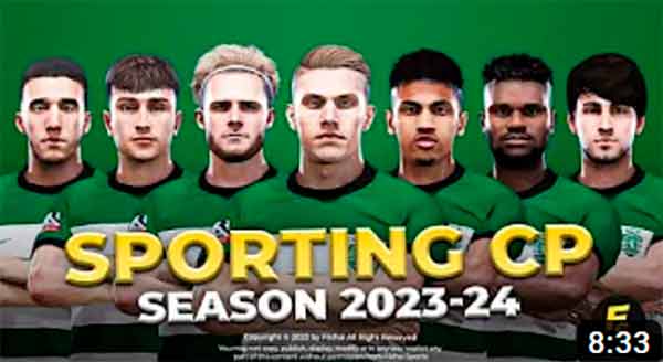 PES 2021 Sporting CP Facepack 2023-24