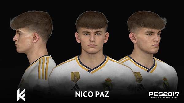 PES 2017 Face Nico Paz