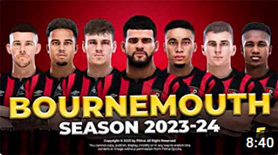 PES 2021 AFC Bournemouth Faces 2023-24