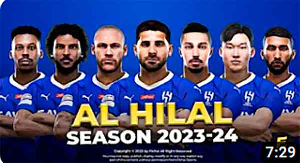 PES 2021 Al Hilal SFC Facepack 2023-24