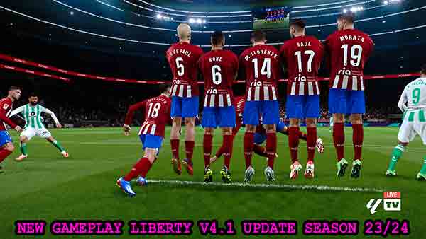 PES 2021 Gameplay Liberty 2023 v4.1