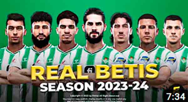 PES 2021 Real Betis Facepack 2023
