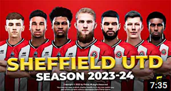 PES 2021 Sheffield United Faces 2023