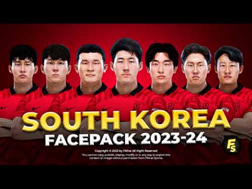 PES 2021 South Korea NT Faces 2023-24