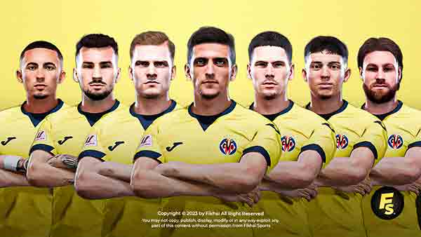 PES 2021 Villarreal CF Facepack 2023-24