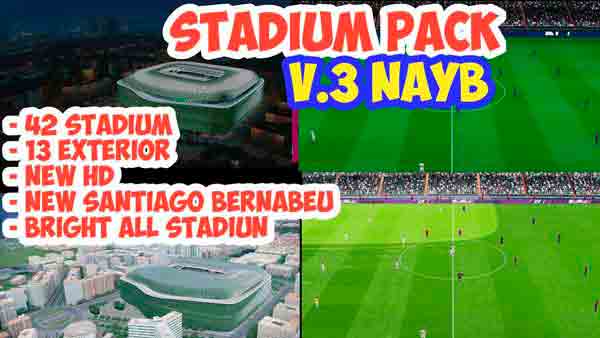 PES 2017 New Stadium Pack v3 Update 2023