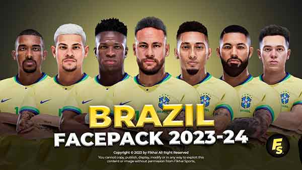 PES 2021 Brazil NT Facepack 2023-24