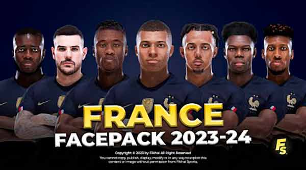 PES 2021 France NT Faces 2023-24