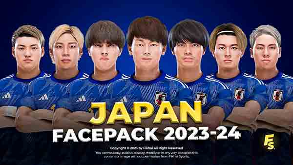 PES 2021 Japan NT Facepack 2023