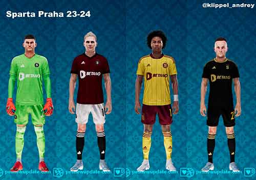 PES 2021 Sparta Praha Kits 2023-24