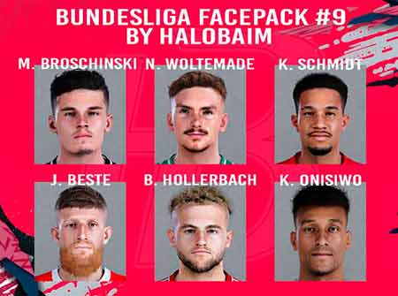 PES 2021 Bundesliga Facepack 2023 v9