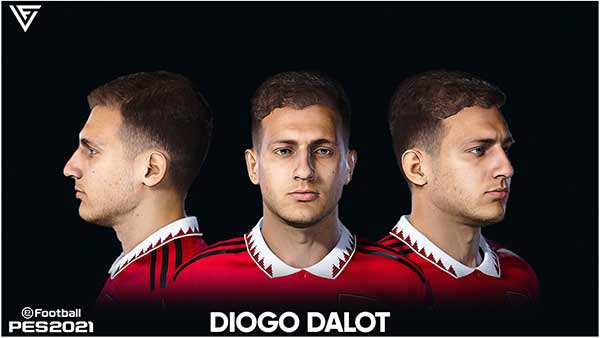 PES 2021 Diogo Dalot Face