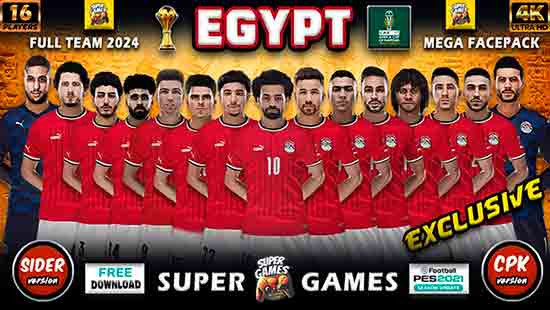 PES 2021 Egypt NT Facepack 2024