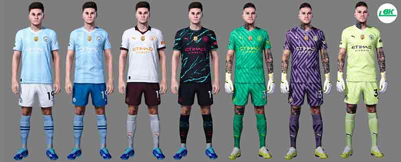 PES 2021 Manchester City Kits 23/24