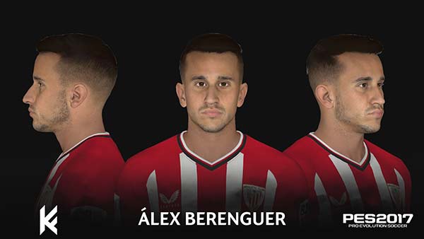 PES 2017 Álex Berenguer Face